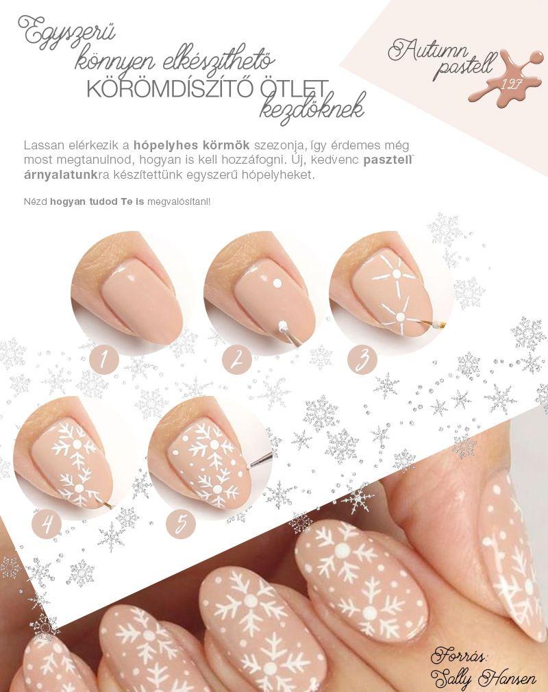Nail Art Hopelyhes Koromdiszito Otlet Kezdoknek