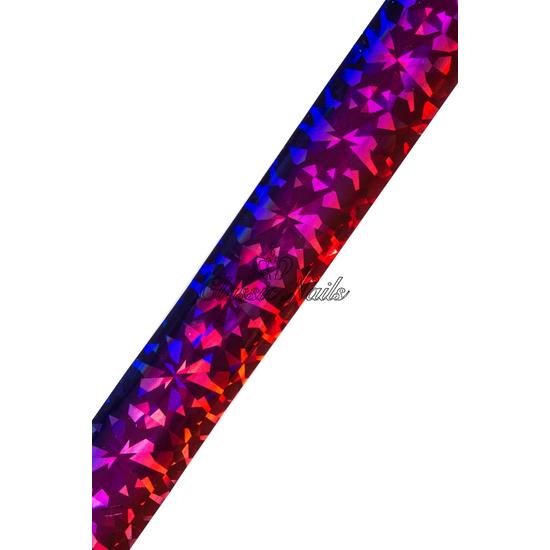 Hologramos lila transzferfólia