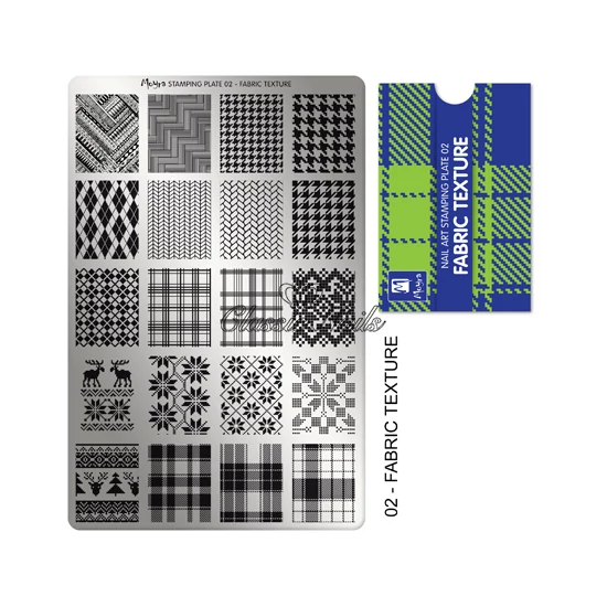 Körömnyomda lemez Fabric Texture-02
