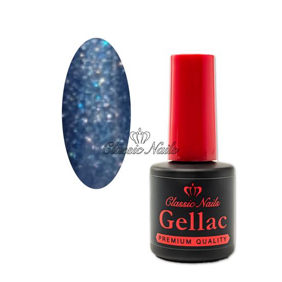 Gél lakk, glitter dark green 3124 6ml