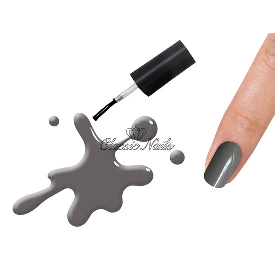 One Step Gél lakk, Dark grey 162 6ml