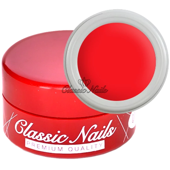 Műköröm színes zselé, neon beach red A-816